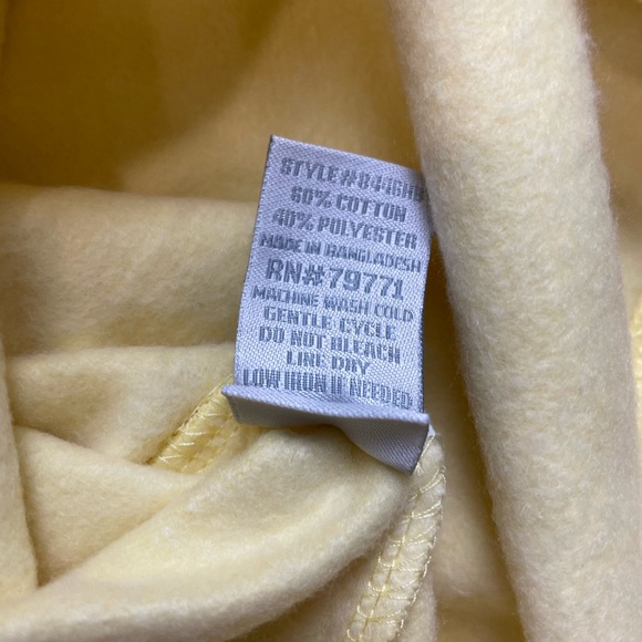 Kids Yellow Graphic Hoodie Size 8 - Picture 12 of 13